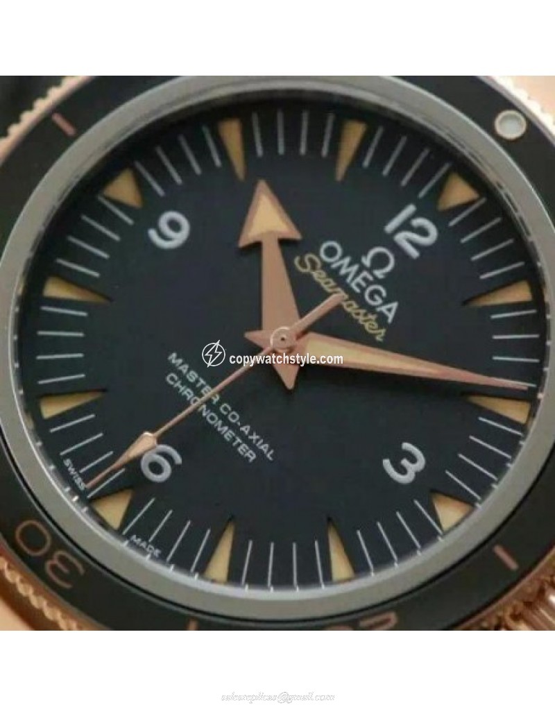 Omega Seamaster 300 Stainless Steel & Rose Gold Black Omega Seamaster 300 Stainless Steel & Rose Gold Black