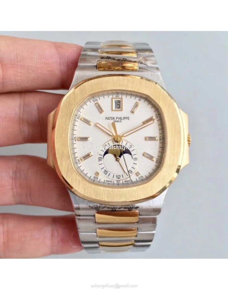 Patek Philippe Nautilus 5726/1A-001 Noob Yellow Gold & Stainless Steel White Patek Philippe Nautilus 5726/1A-001 Noob Yellow Gold & Stainless Steel White