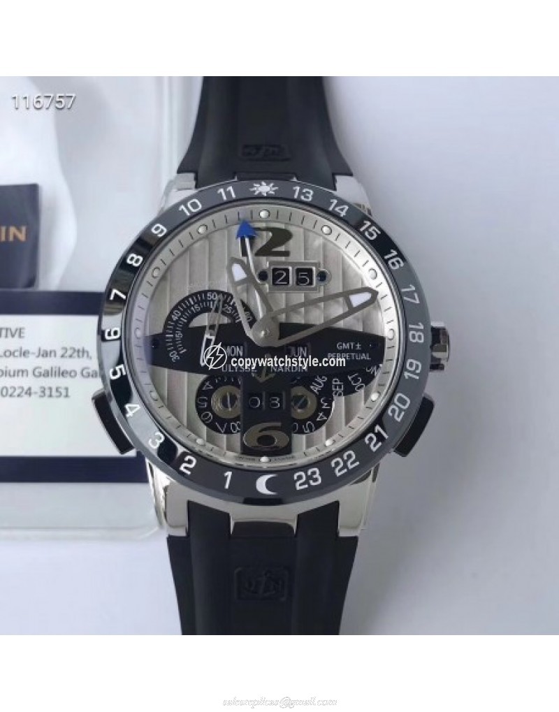 Ulysse Nardin El Toro GMT +/- Perpetual Calendar 320-00-3 TWA Stainless Steel Silver 