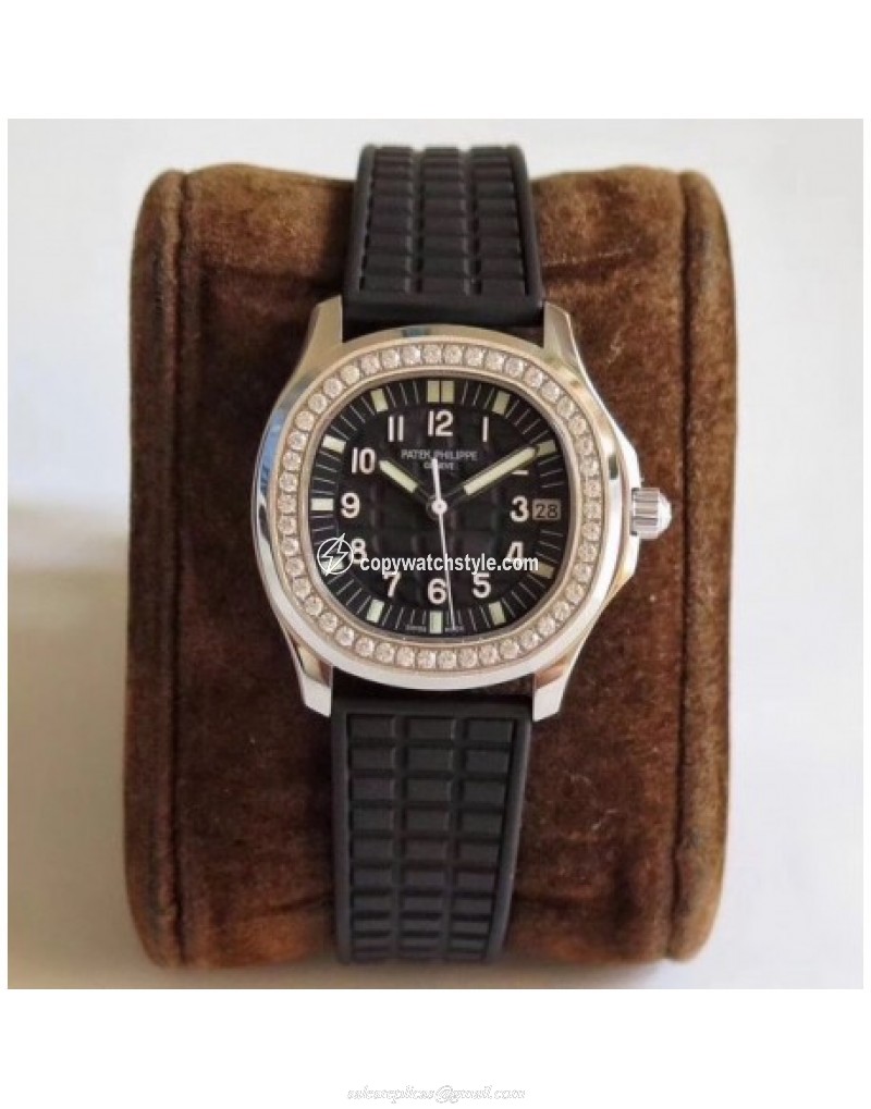 Patek Philippe Aquanaut Luce Ladies 5067A-001 Noob Stainless Steel & Diamonds Black 