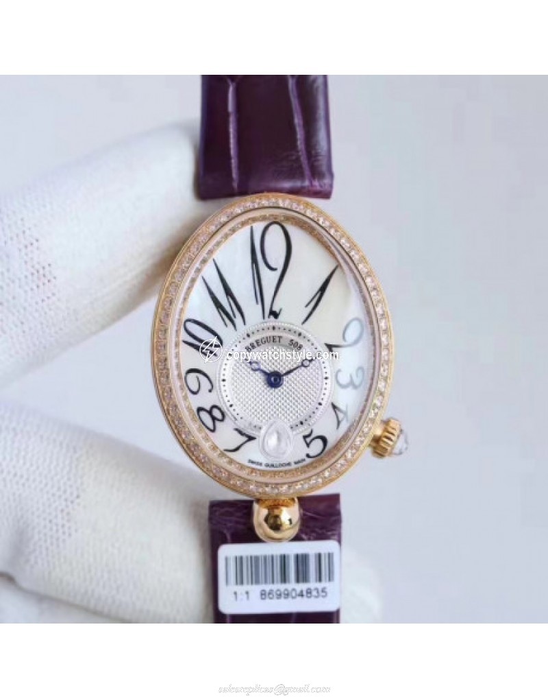 Breguet Reine de Naples 8918BR/58/964/D00D ZF Rose Gold & Diamonds Mother Of Pearl Breguet Reine de Naples 8918BR/58/964/D00D ZF Rose Gold & Diamonds Mother Of Pearl