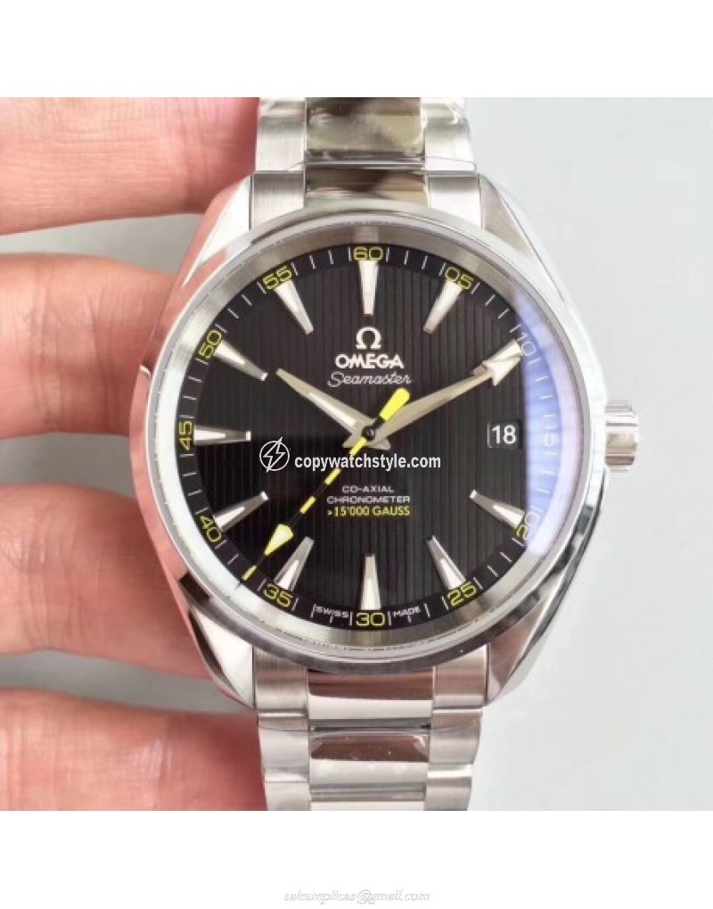 Omega Seamaster Aqua Terra 150M Master 15000 Gauss 231.10.42.21.01.002 KW Stainless Steel Black 