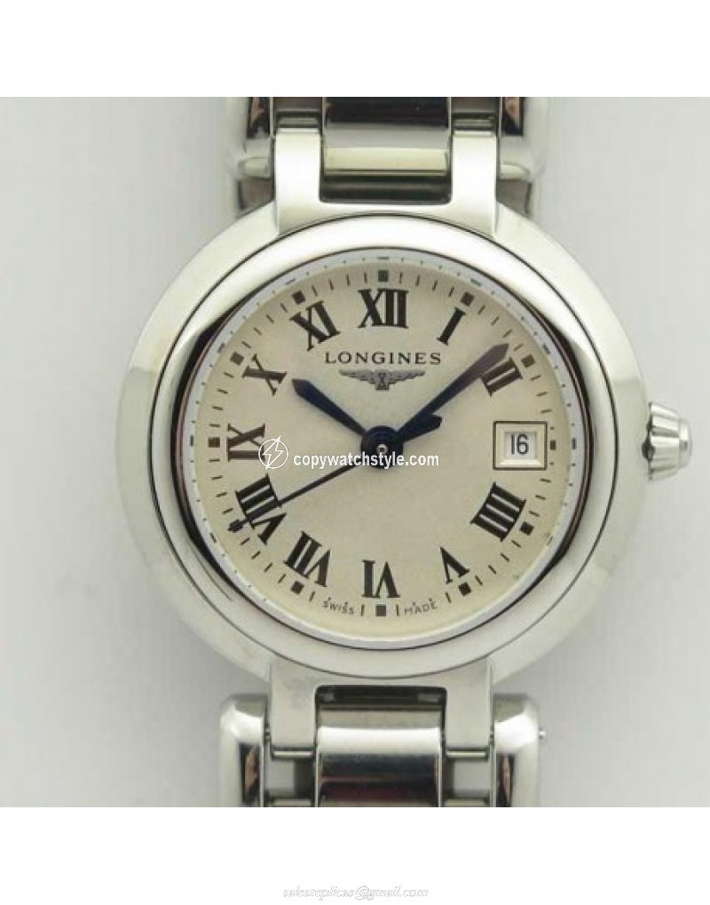 Longines Primaluna Elegant Ladies L8.110.4.71.6 GS Stainless Steel White Longines Primaluna Elegant Ladies L8.110.4.71.6 GS Stainless Steel White