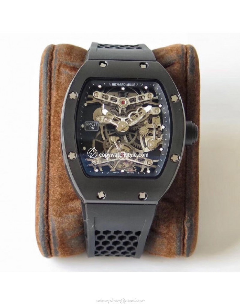 Richard Mille RM27 Tourbillon Rafael Nadal Limited Edition EUR Ceramic Skeleton Richard Mille RM27 Tourbillon Rafael Nadal Limited Edition EUR Ceramic Skeleton