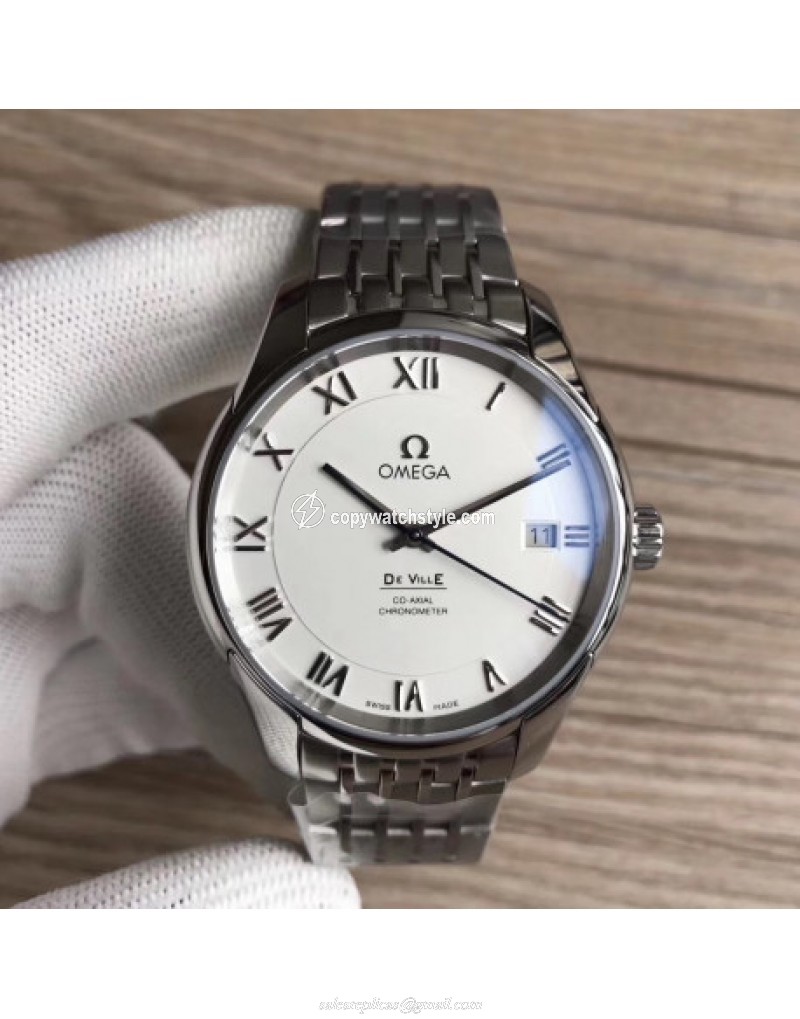 Omega De Ville Co-Axial 41MM 431.10.41.21.02.001 3S Stainless Steel Silver 