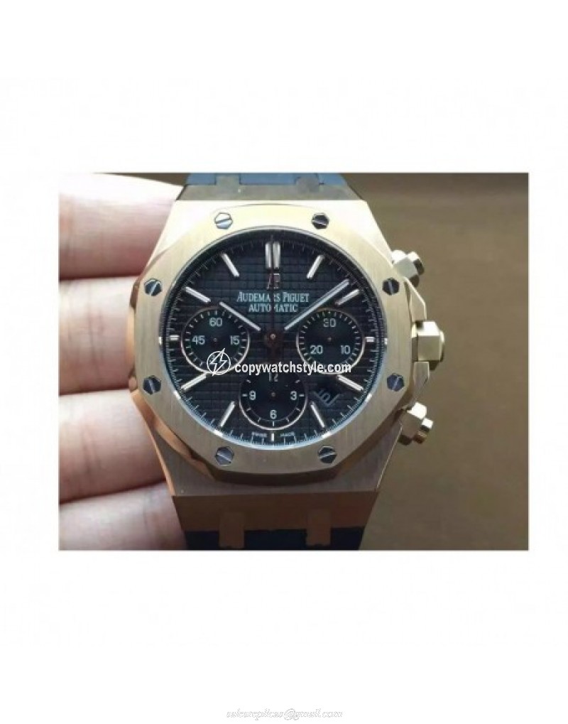 Audemars Piguet Royal Oak Chronograph 26331 Rose Gold Black Audemars Piguet Royal Oak Chronograph 26331 Rose Gold Black