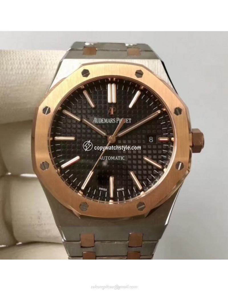 Audemars Piguet Royal Oak 15400 JF Stainless Steel & Rose Gold Black Audemars Piguet Royal Oak 15400 JF Stainless Steel & Rose Gold Black