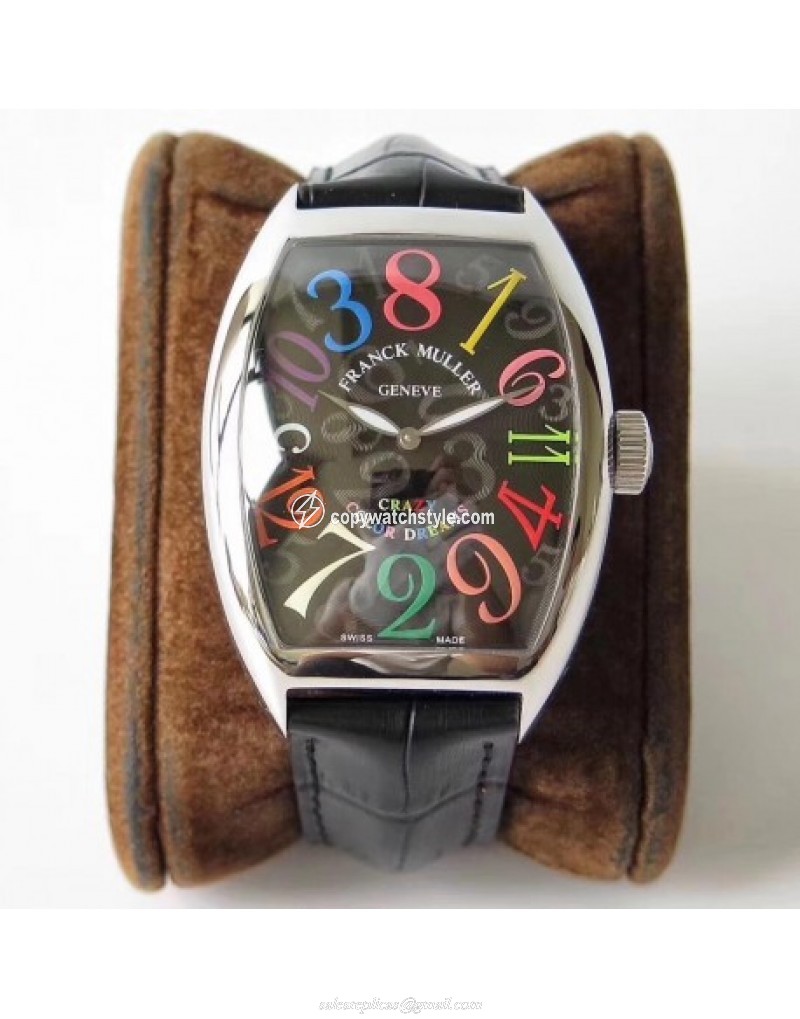 Franck Muller Crazy Color Dreams FM 8880 CH COL DRM AB Stainless Steel Black Franck Muller Crazy Color Dreams FM 8880 CH COL DRM AB Stainless Steel Black