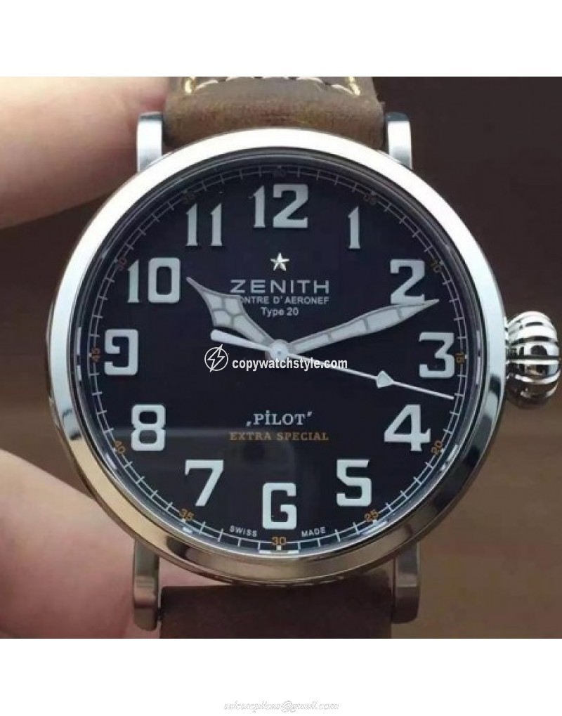 Zenith Pilot Extra Special SS/LE Black Zenith Pilot Extra Special SS/LE Black