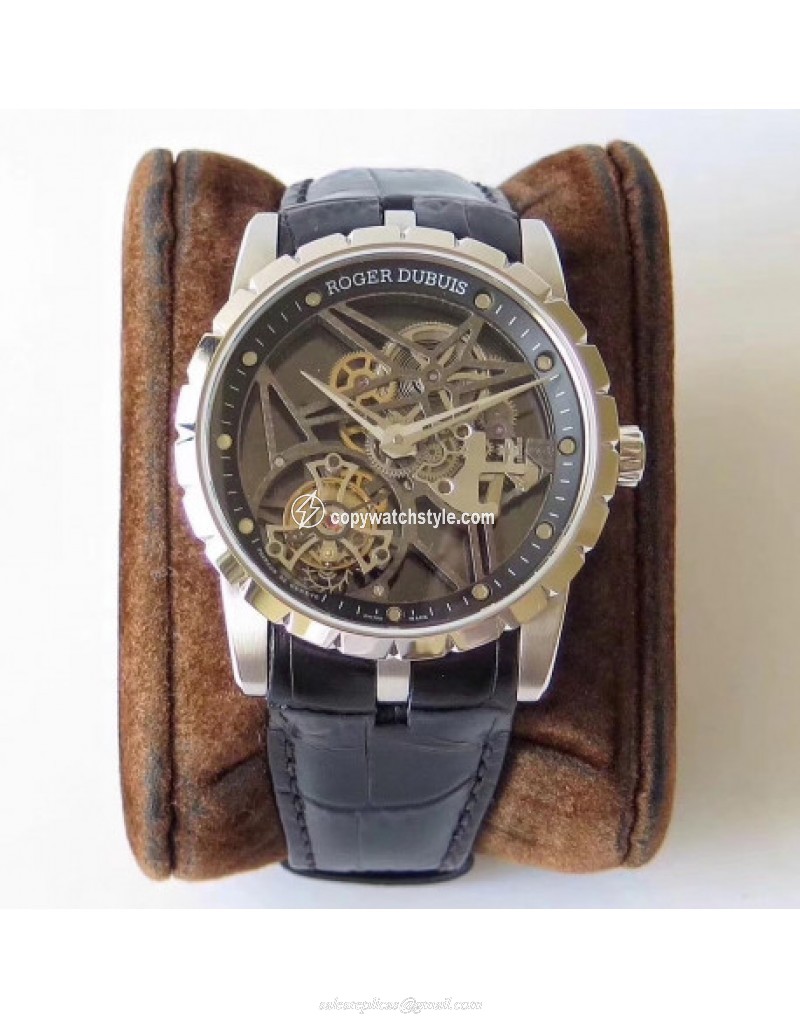 Roger Dubuis Excalibur Skeleton Flying Tourbillon RDDBEX0393 BBR Stainless Steel Skeleton Roger Dubuis Excalibur Skeleton Flying Tourbillon RDDBEX0393 BBR Stainless Steel Skeleton