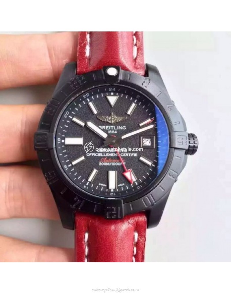 Breitling Avenger II GMT M3239010/BF04/152S/M20SS.1 Noob PVD Black Breitling Avenger II GMT M3239010/BF04/152S/M20SS.1 Noob PVD Black