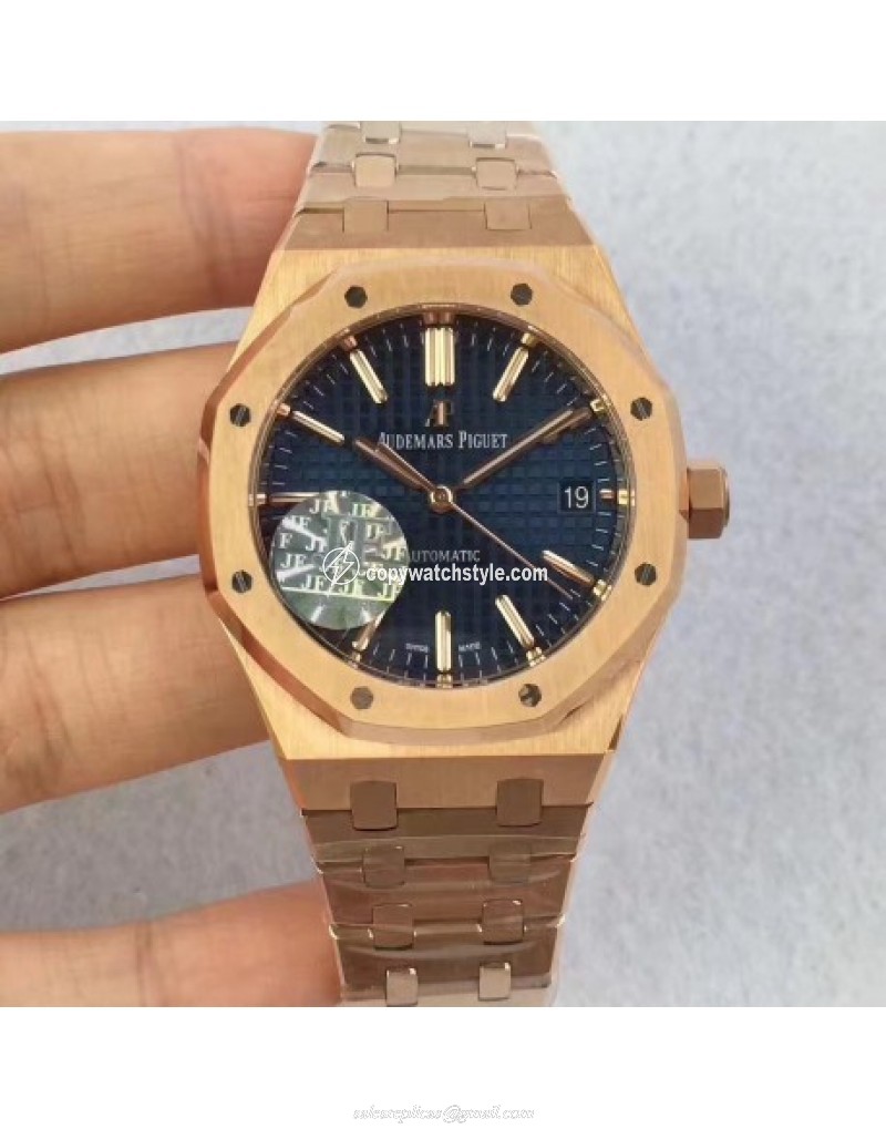 Audemars Piguet Royal Oak 15450 JF Rose Gold Blue Audemars Piguet Royal Oak 15450 JF Rose Gold Blue