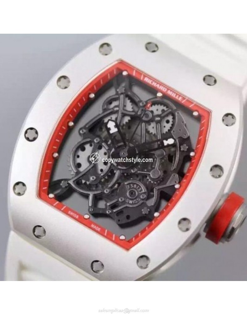 Richard Mille RM035 White PVD Red Richard Mille RM035 White PVD Red