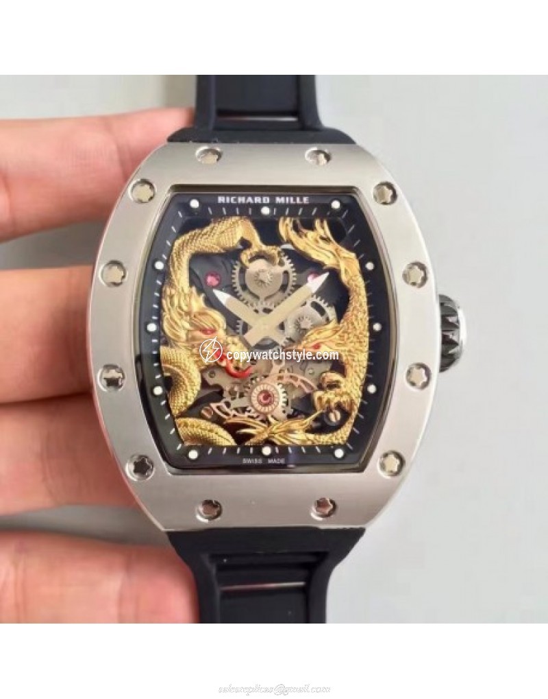 Richard Mille RM57-01 Jackie Chan Stainless Steel Yellow Gold Richard Mille RM57-01 Jackie Chan Stainless Steel Yellow Gold