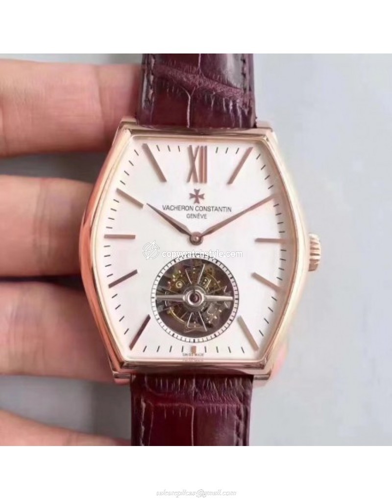 Vacheron Constantin Malte Tourbillon 30130/000R-9754 JF Rose Gold White Vacheron Constantin Malte Tourbillon 30130/000R-9754 JF Rose Gold White