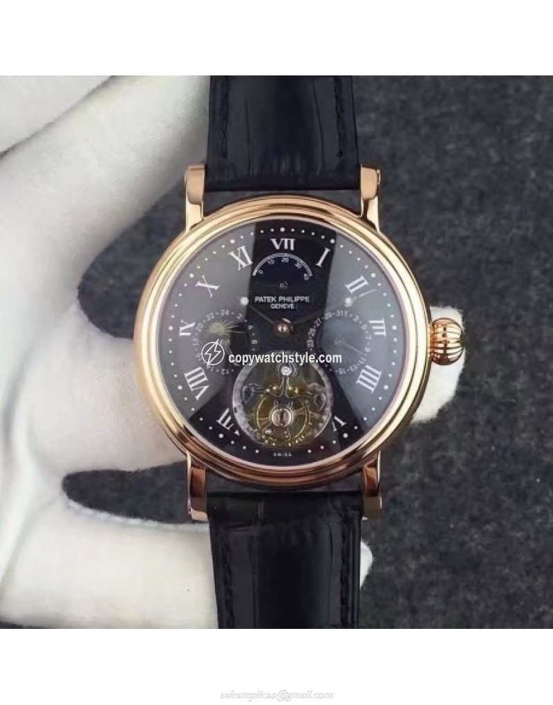 Patek Philippe Grand Complication Tourbillon Rose Gold Black Patek Philippe Grand Complication Tourbillon Rose Gold Black