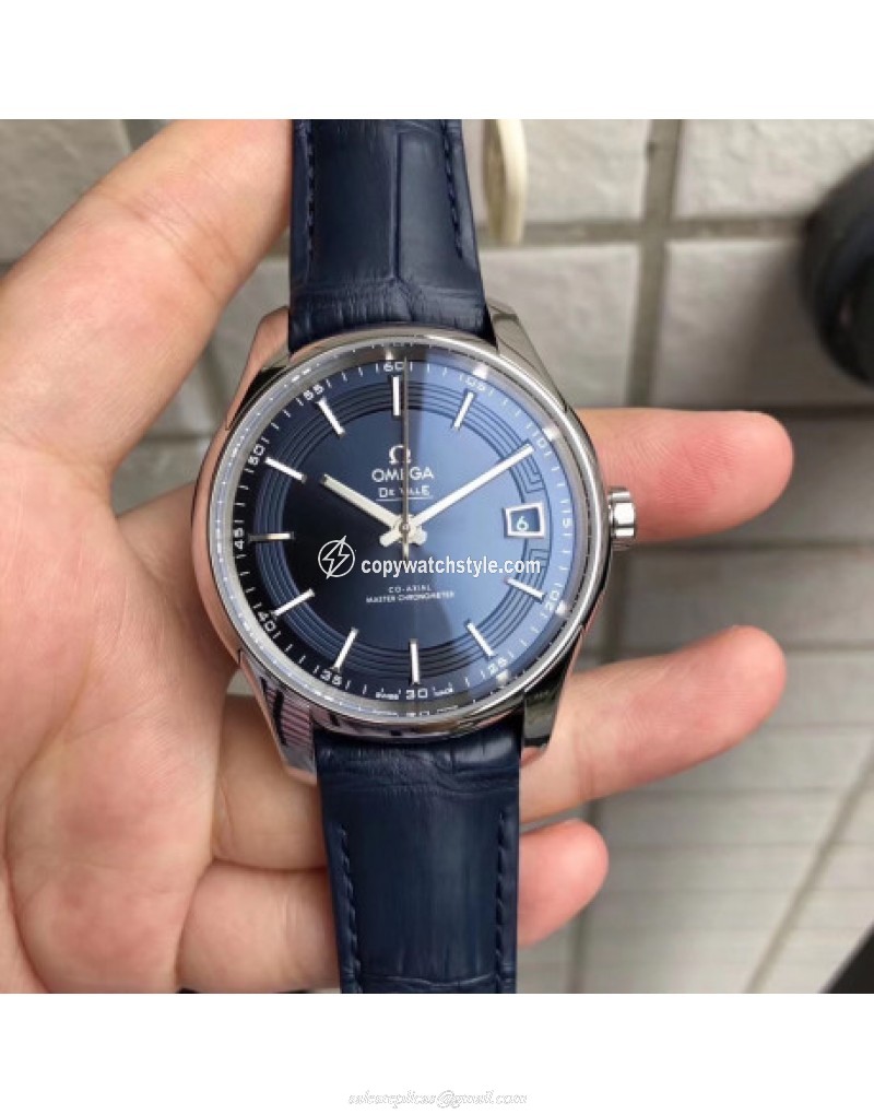 Omega De Ville Hour Vision Co-Axial 41MM 431.33.41.21.03.001 VS Stainless Steel Blue Omega De Ville Hour Vision Co-Axial 41MM 431.33.41.21.03.001 VS Stainless Steel Blue