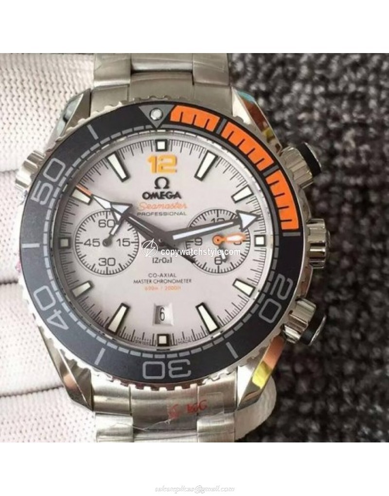 Omega Seamaster Planet Ocean 600M Stainless Steel White Omega Seamaster Planet Ocean 600M Stainless Steel White