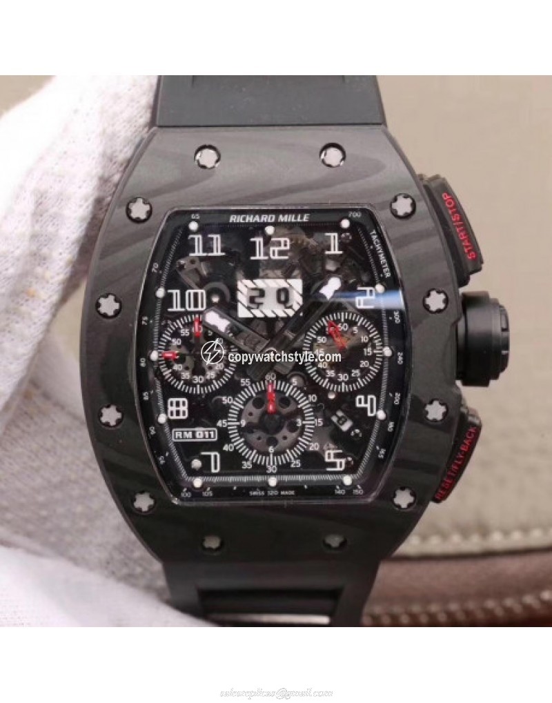 Richard Mille RM011 KV Forged Carbon Skeleton 