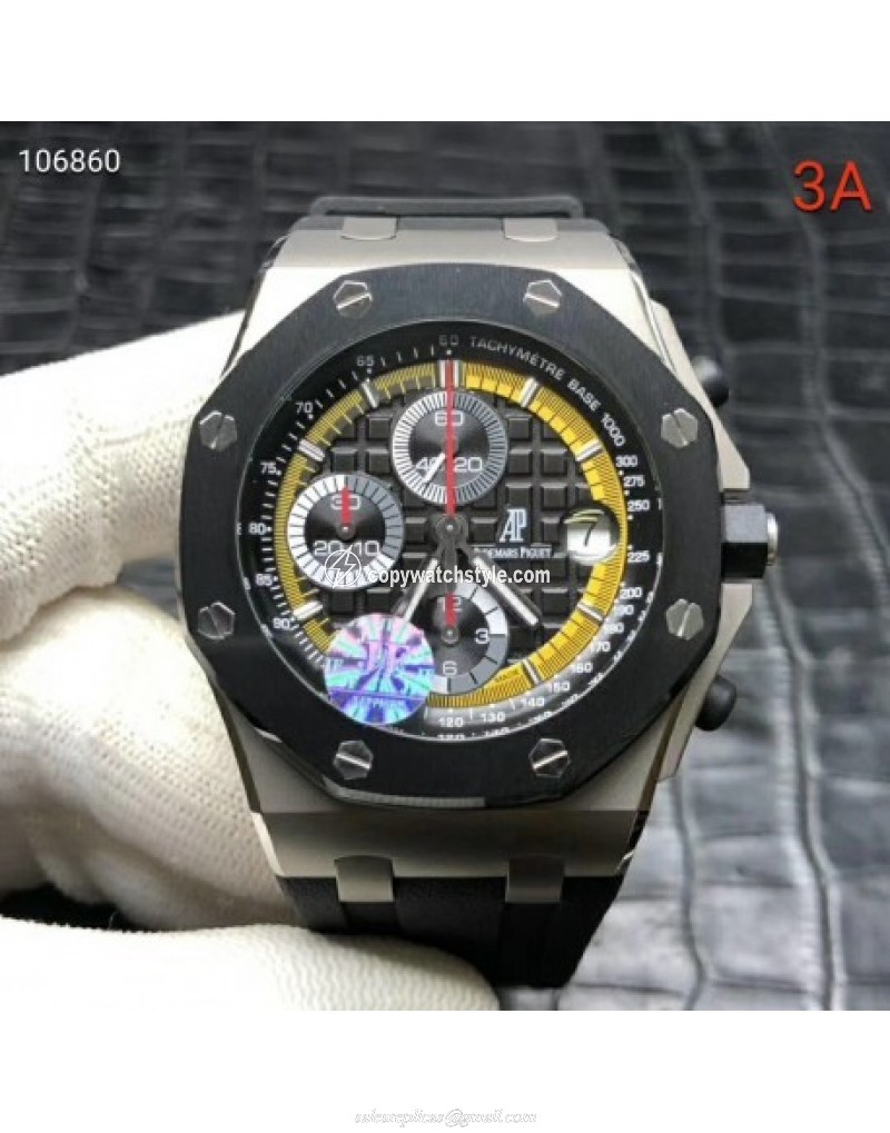 Audemars Piguet Royal Oak Offshore Chronograph Sebastien Buemi 26207IO.OO.A002CA.01 JF V2 Titanium Black Audemars Piguet Royal Oak Offshore Chronograph Sebastien Buemi 26207IO.OO.A002CA.01 JF V2 Titanium Black
