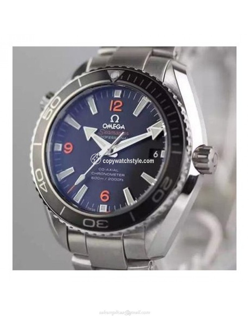 Omega Seamaster Planet Ocean 45MM Stainless Steel Black Omega Seamaster Planet Ocean 45MM Stainless Steel Black