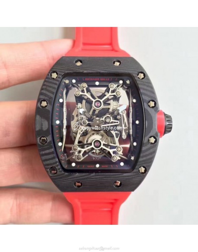 Richard Mille RM50-27-01 NTPT KV Black Forged Carbon Black & Skeleton Richard Mille RM50-27-01 NTPT KV Black Forged Carbon Black & Skeleton