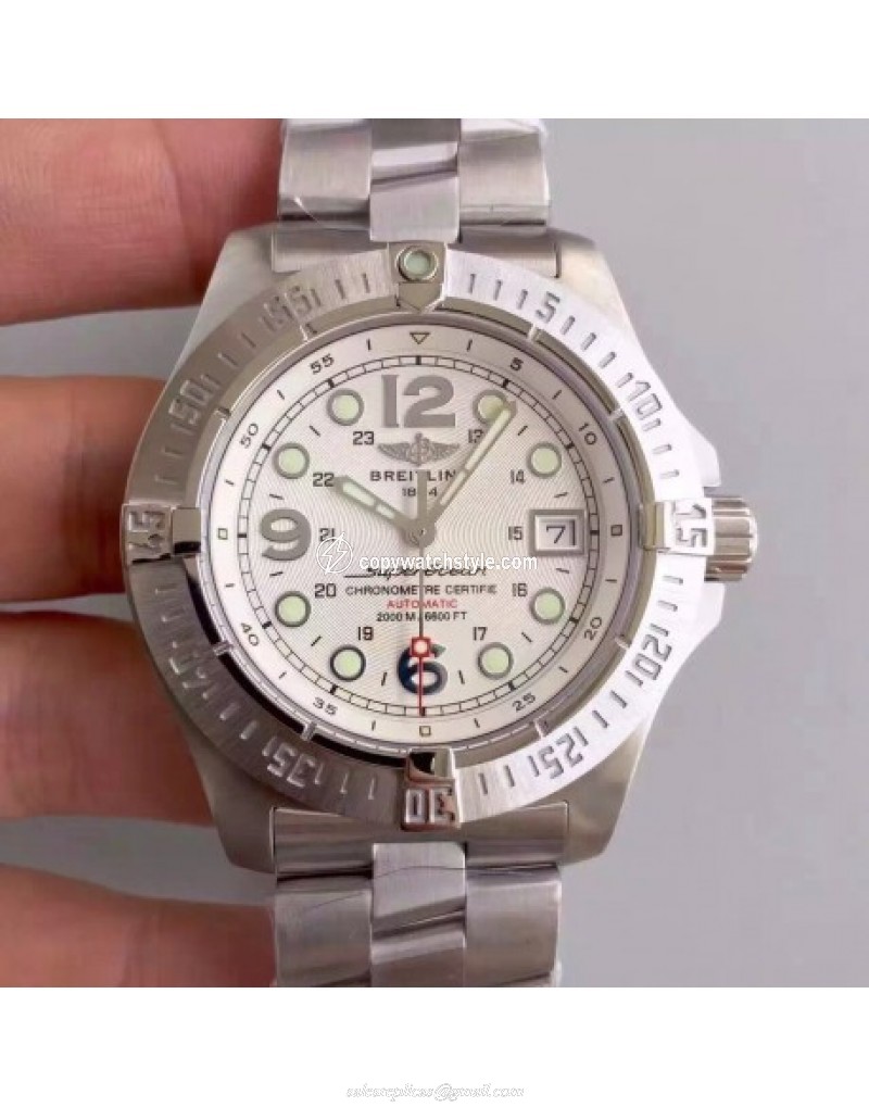 Breitling Superocean Steelfish A1739010-B772-134A Noob Stainless Steel White Breitling Superocean Steelfish A1739010-B772-134A Noob Stainless Steel White
