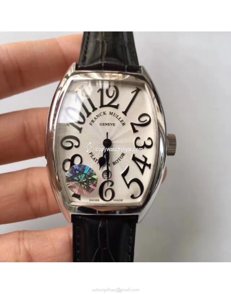 Franck Muller 7880 SC DT Platinum Rotor ZX Stainless Steel White Franck Muller 7880 SC DT Platinum Rotor ZX Stainless Steel White