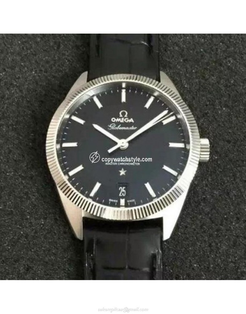 Omega Constellation Globemaster 39MM Stainless Steel Black 