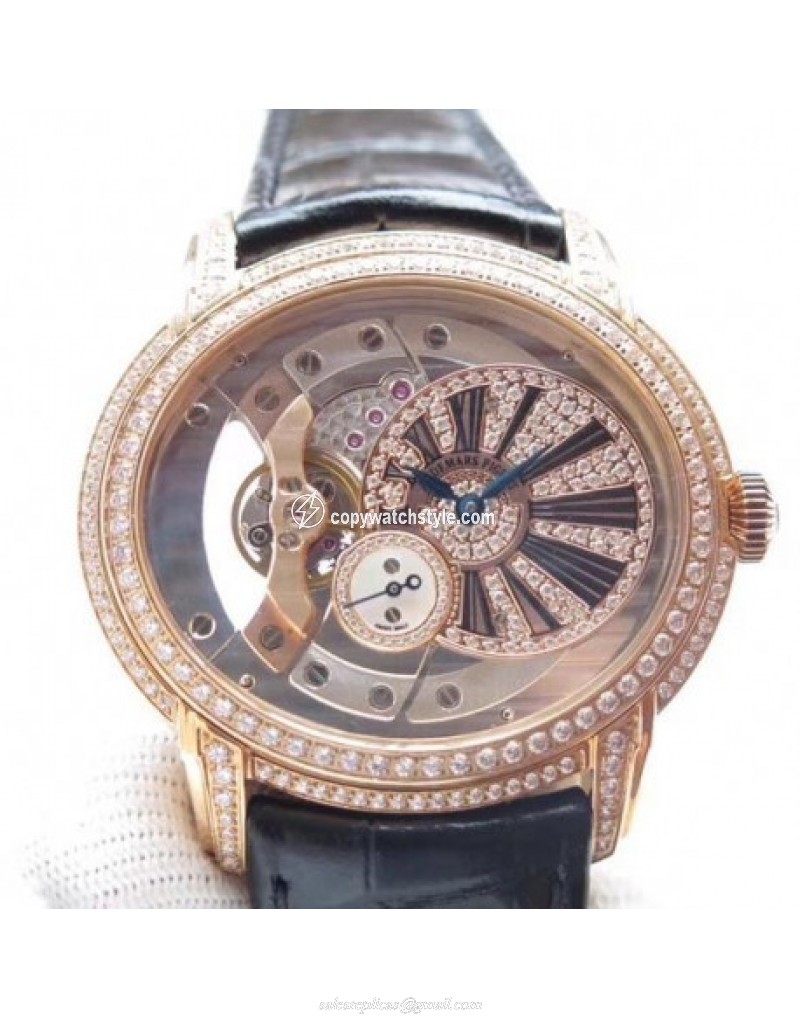 Audemars Piguet Royal Millenary 4101 15350 V9 Rose Gold & Diamonds Rose Gold Skeleton Audemars Piguet Royal Millenary 4101 15350 V9 Rose Gold & Diamonds Rose Gold Skeleton