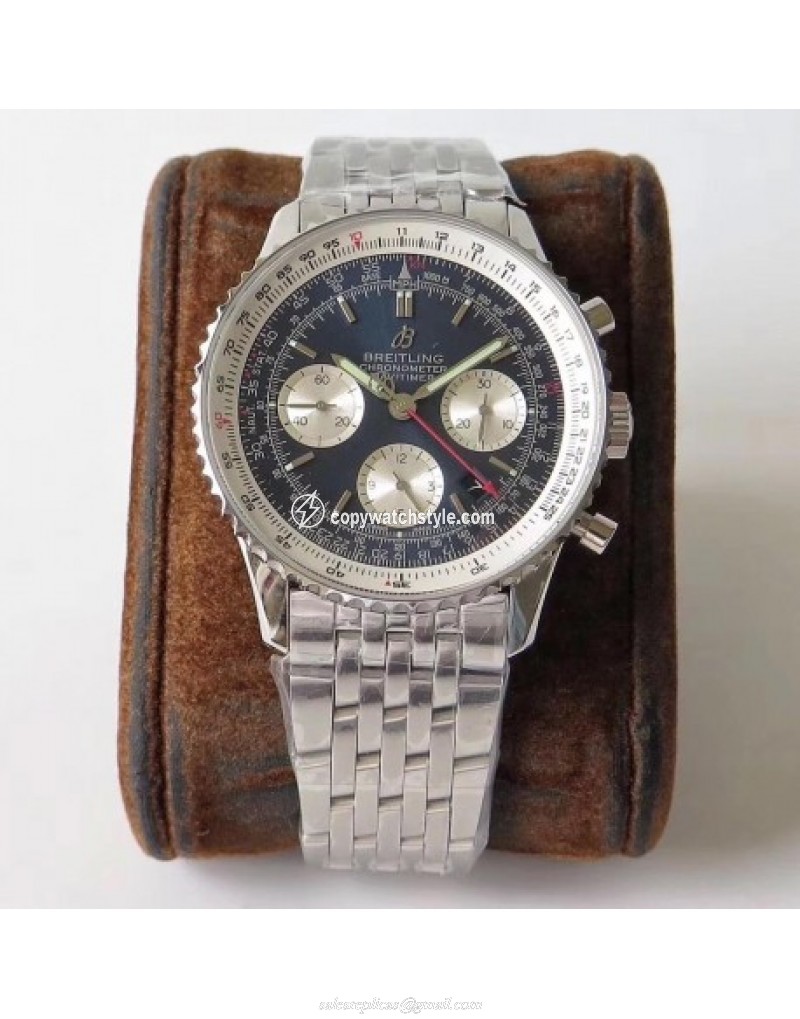 Breitling Navitimer 01 AB0121211C1A1 AI Stainless Steel Blue 