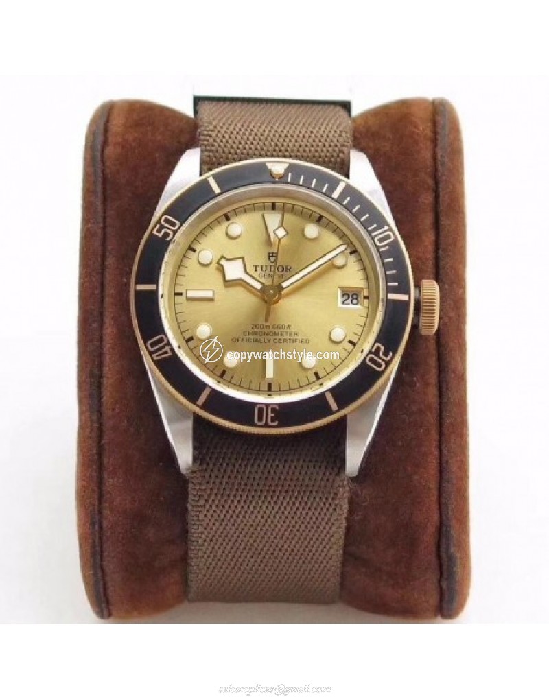 Tudor Heritage Black Bay S&G M79733N-0006 ZF Stainless Steel Champagne 