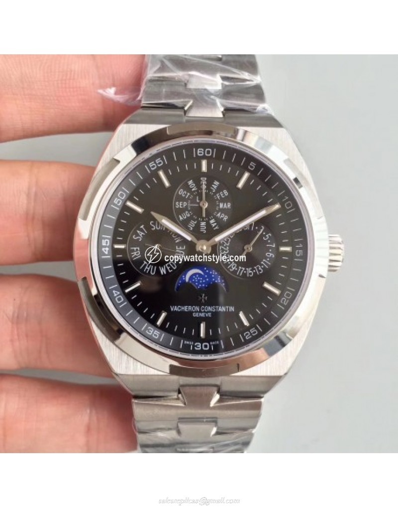 Vacheron Constantin Overseas Ultra Thin Perpetual Calendar 4300V/120G-B102 BF Stainless Steel Black Vacheron Constantin Overseas Ultra Thin Perpetual Calendar 4300V/120G-B102 BF Stainless Steel Black