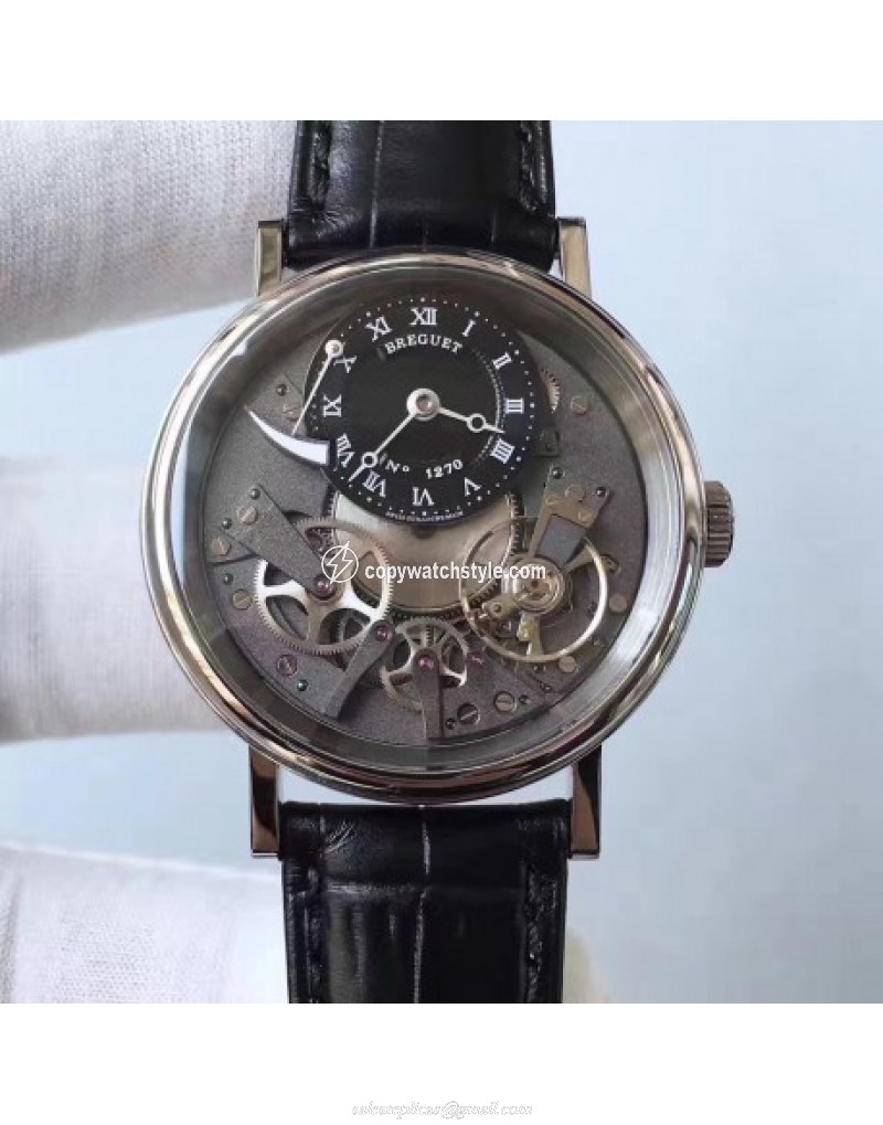 Breguet Tradition 7027 7027BB/G9/9V6 Noob Stainless Steel Grey Skeleton Breguet Tradition 7027 7027BB/G9/9V6 Noob Stainless Steel Grey Skeleton