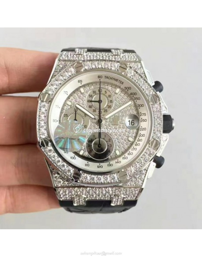 Audemars Piguet Royal Oak Offshore 26067BC.ZZ.D002CR.01 JF V2 Steel & Diamonds Diamond Audemars Piguet Royal Oak Offshore 26067BC.ZZ.D002CR.01 JF V2 Steel & Diamonds Diamond