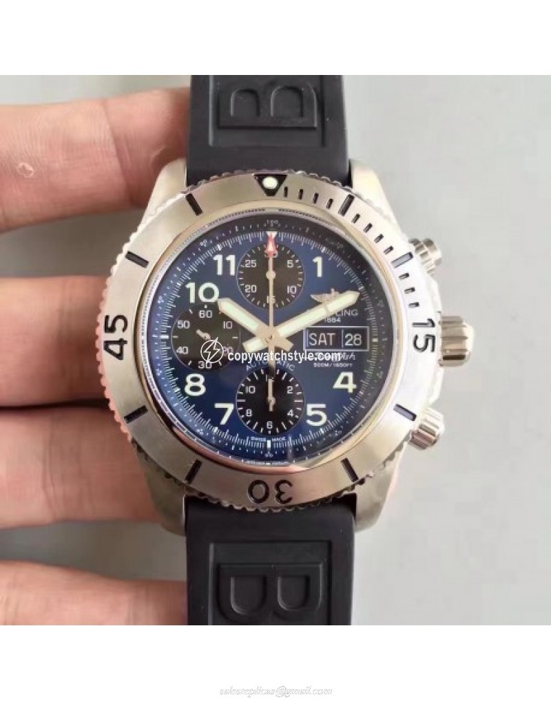 Breitling Superocean Chronograph Steelfish A13341C3/C893/200S/A20DSA.2 Noob Stainless Steel Blue Breitling Superocean Chronograph Steelfish A13341C3/C893/200S/A20DSA.2 Noob Stainless Steel Blue