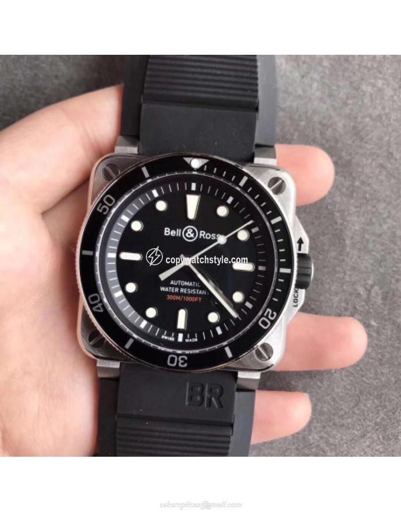 Bell & Ross BR 03-92 Diver OX Stainless Steel Black Bell & Ross BR 03-92 Diver OX Stainless Steel Black