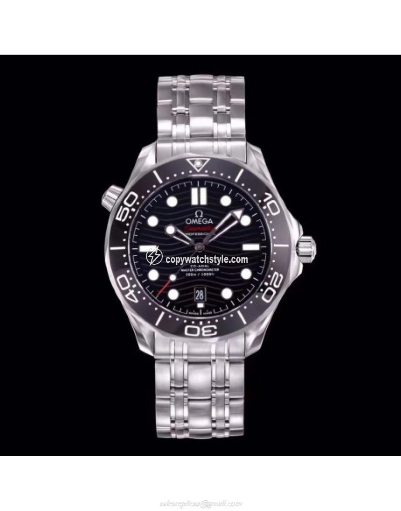 Omega Seamaster Diver 300M 210.30.42.20.01.001 OM Stainless Steel Black Omega Seamaster Diver 300M 210.30.42.20.01.001 OM Stainless Steel Black