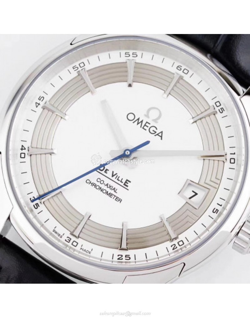 Omega De Ville Hour Vision Co-Axial 41MM 431.33.41.21.02.001 AC Stainless Steel Silver Omega De Ville Hour Vision Co-Axial 41MM 431.33.41.21.02.001 AC Stainless Steel Silver
