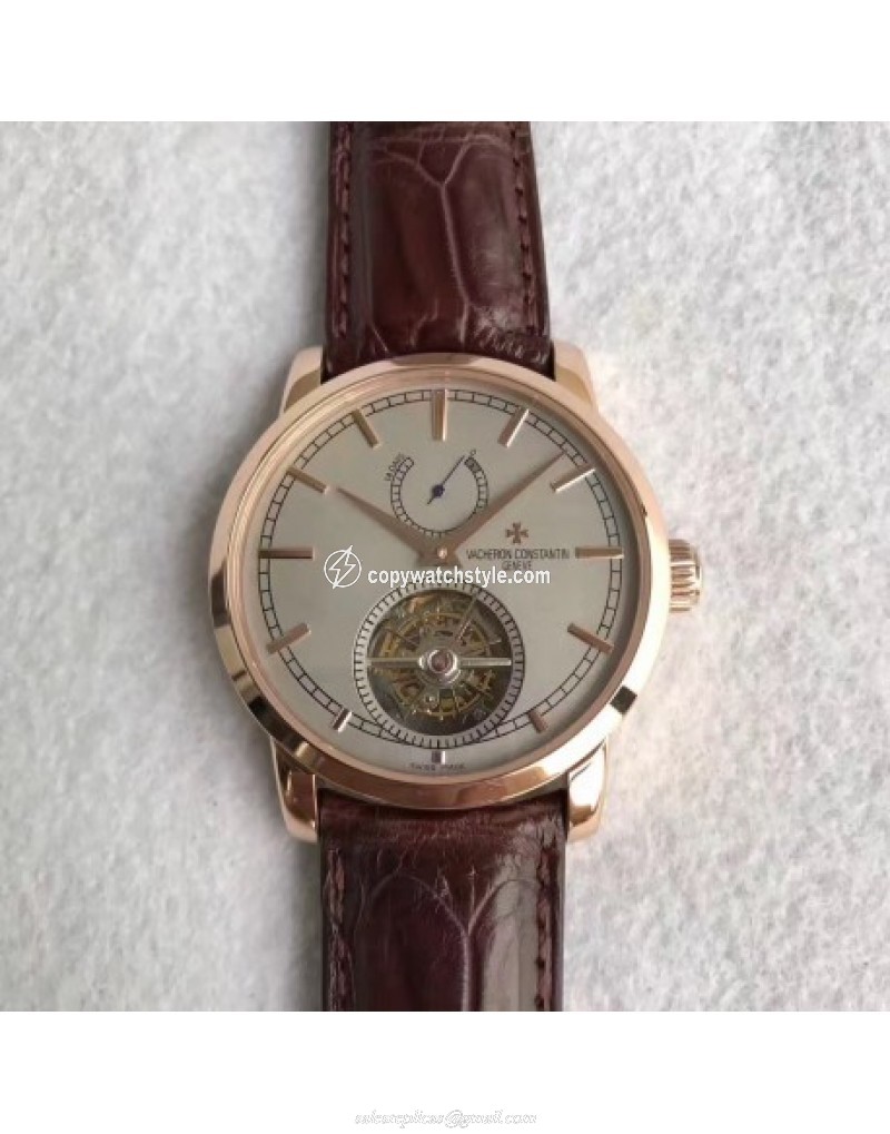 Vacheron Constantin Patrimony Traditionnelle 14-Day Tourbillon 89000 TF Rose Gold Grey Vacheron Constantin Patrimony Traditionnelle 14-Day Tourbillon 89000 TF Rose Gold Grey
