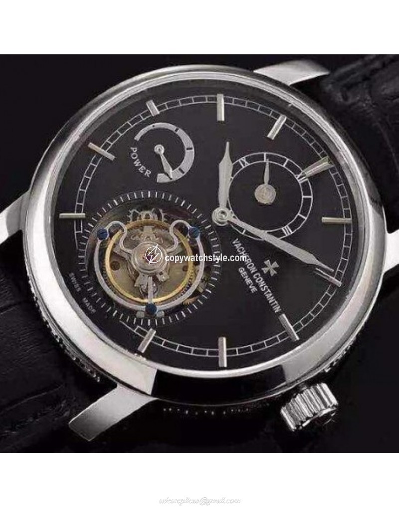 Vacheron Constantin Patrimony Tourbillon Stainless Steel Black Vacheron Constantin Patrimony Tourbillon Stainless Steel Black