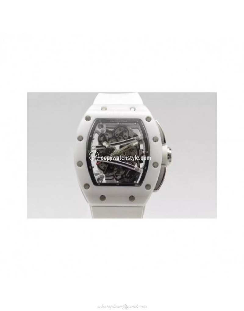 Richard Mille RM59-01M White Ceramic Black Skeleton Richard Mille RM59-01M White Ceramic Black Skeleton