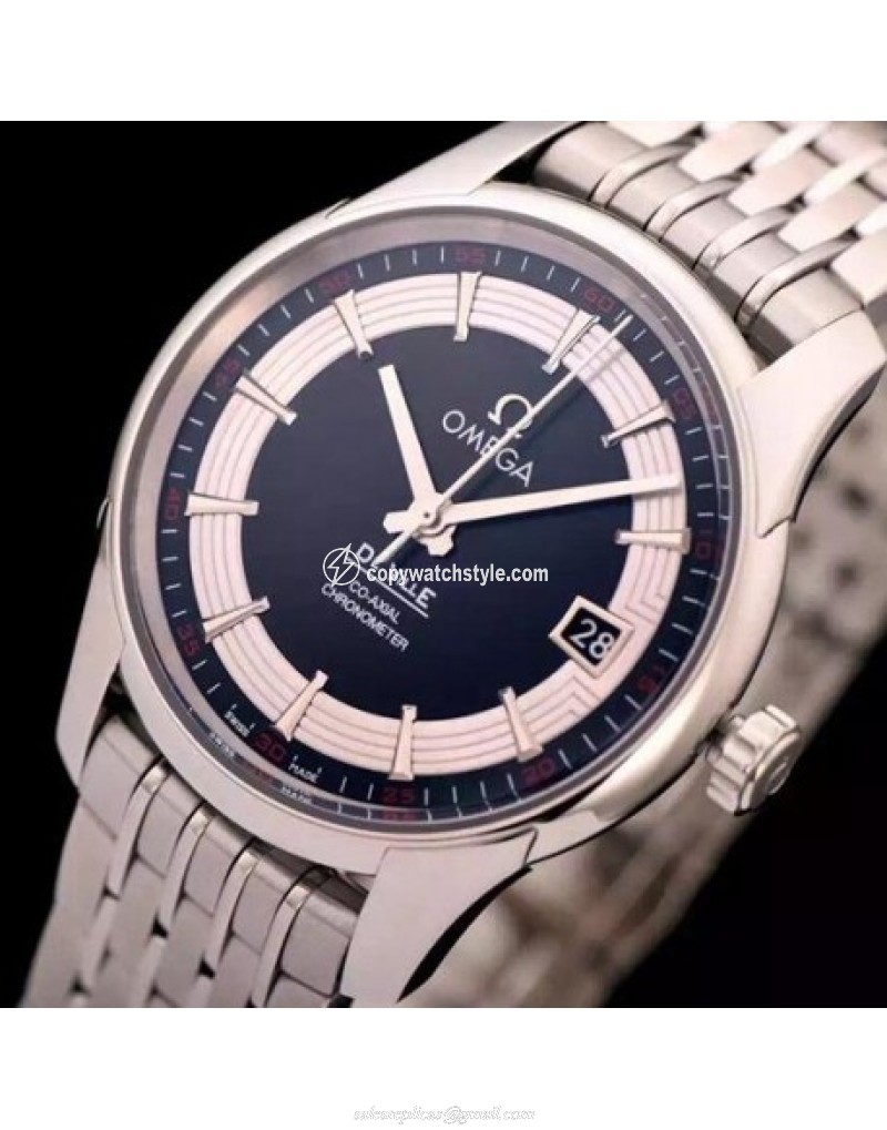 Omega De Ville 41MM Stainless Steel Black Omega De Ville 41MM Stainless Steel Black