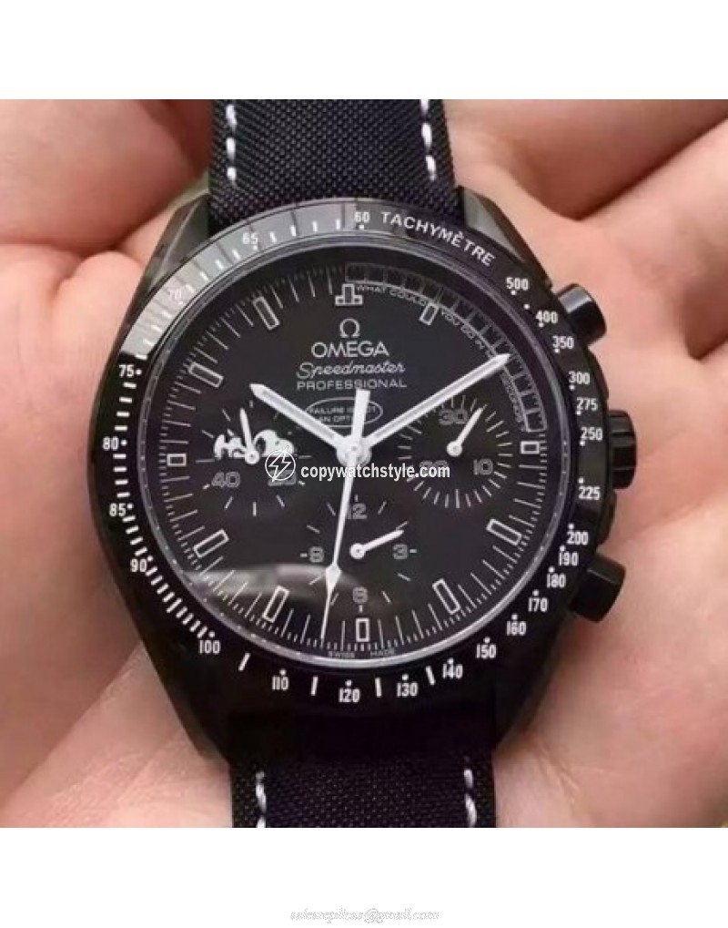 Omega Speedmaster Moonwatch Anniversary Silver Snoopy PVD Black Omega Speedmaster Moonwatch Anniversary Silver Snoopy PVD Black