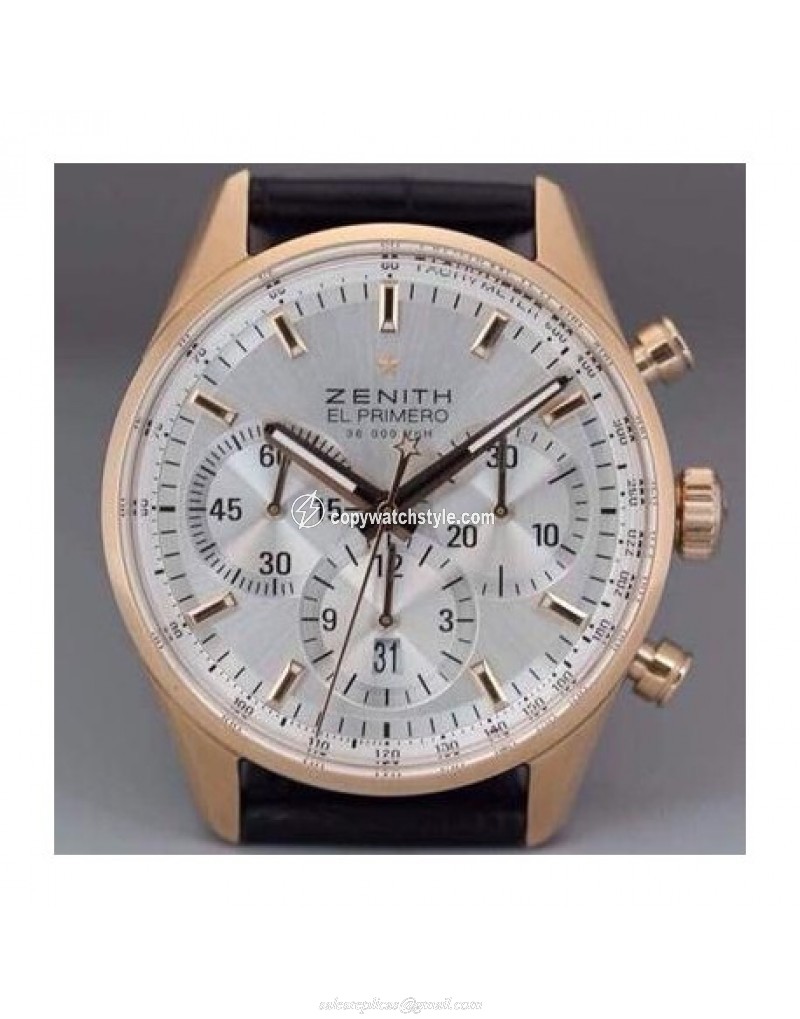 Zenith El Primero Chronograph SS/LE Silver Zenith El Primero Chronograph SS/LE Silver