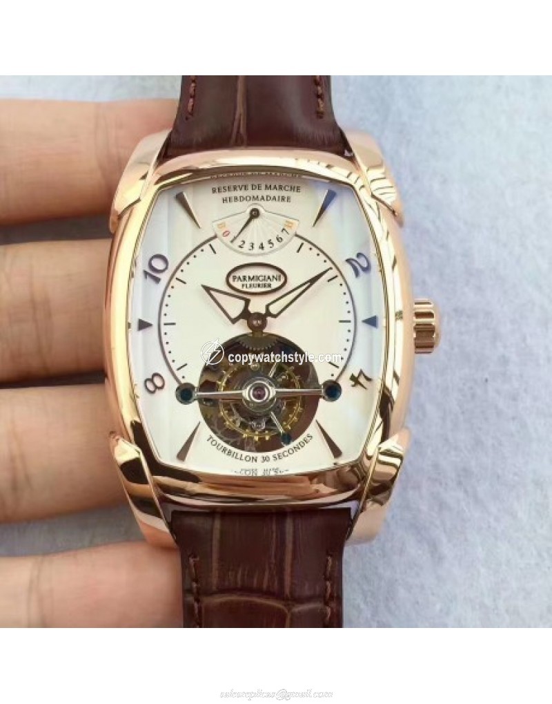 Parmigiani Fleurier Kalpa Grande Tourbillon BM Rose Gold White Parmigiani Fleurier Kalpa Grande Tourbillon BM Rose Gold White