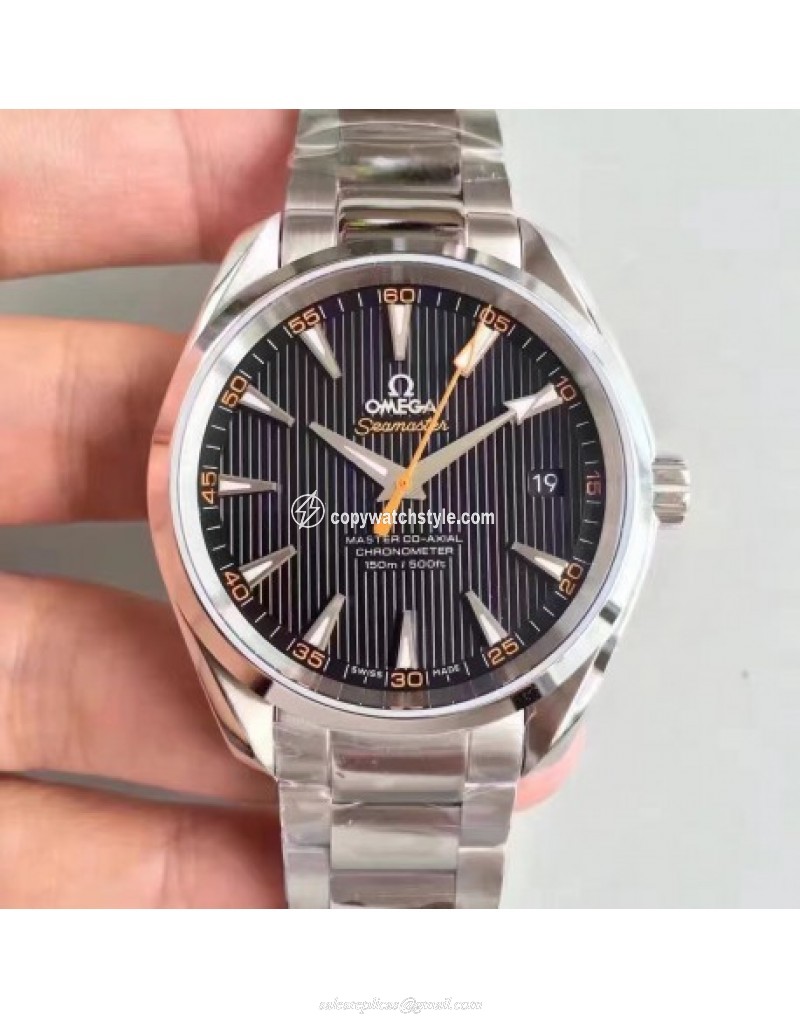 Omega Seamaster Aqua Terra 150M Master Co-Axial 231.12.42.21.01.002 KW Stainless Steel Black 