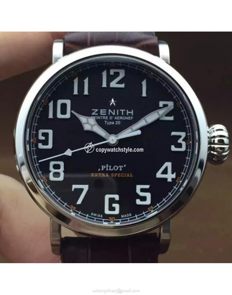 Zenith Pilot Extra Special SS/LE Black Zenith Pilot Extra Special SS/LE Black