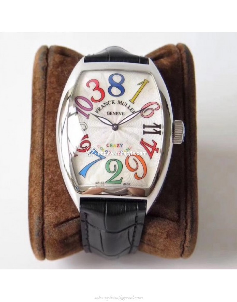 Franck Muller Crazy Color Dreams FM 8880 CH COL DRM AB Stainless Steel Silver 