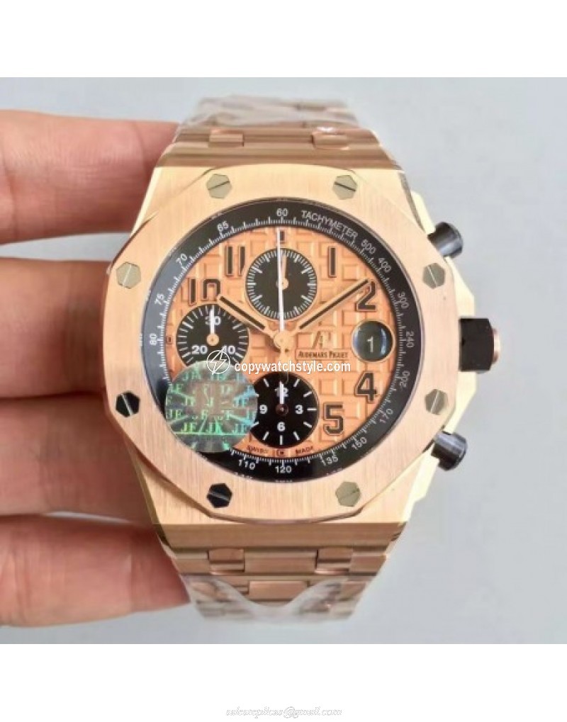 Audemars Piguet Royal Oak Offshore 26470OR.OO.1000OR.01 JF V2 Rose Gold Gold Audemars Piguet Royal Oak Offshore 26470OR.OO.1000OR.01 JF V2 Rose Gold Gold
